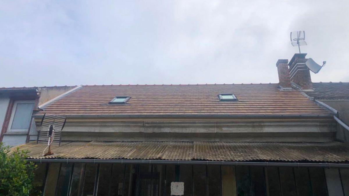 Rénovation complète d'une toiture de maison en Essonne
